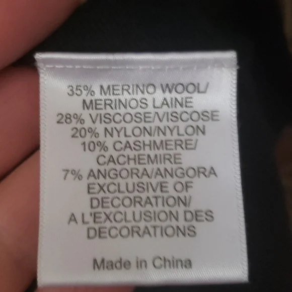 TORY Burch wool/cashmere sweater. - Picture 4 of 8